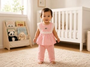baby frock set 2-piece