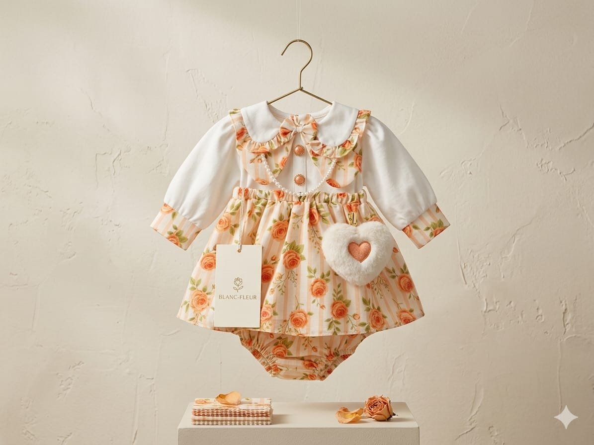 Baby Floral Frock Set for Little Girls | Maham Clothing Baby Floral Frock Set for little girls with comfortable fabric
